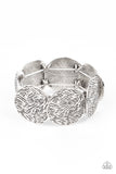 Extra Etched - Silver Bracelet - Paparazzi Accessories Bracelet Bedazzle Me Pretty Mobile Fashion Boutique