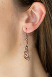 Extra Expedition - Copper Necklace - Paparazzi Accessories Necklace Bedazzle Me Pretty Mobile Fashion Boutique