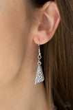 Extra Expedition - Silver Necklace - Paparazzi Accessories Necklace Bedazzle Me Pretty Mobile Fashion Boutique