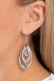 Extra Exuberant - Brown Earrings - Paparazzi Accessories Earrings Bedazzle Me Pretty Mobile Fashion Boutique