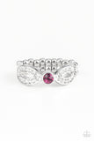 Extra Side Of Elegance - Pink Ring - Paparazzi Accessories Ring Bedazzle Me Pretty Mobile Fashion Boutique