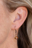 Extravagant Elegance - Copper Necklace - Paparazzi Accessories Necklace Bedazzle Me Pretty Mobile Fashion Boutique