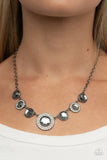 Extravagant Extravaganza - Black Necklace - Paparazzi Accessories Necklace Bedazzle Me Pretty Mobile Fashion Boutique