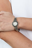 Extravagantly Enchanting - White Bracelet - Paparazzi Accessories Bracelet Bedazzle Me Pretty Mobile Fashion Boutique