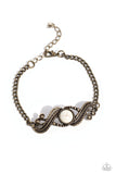 Eye in the Sky - Brass Bracelet - Paparazzi Accessories Bracelet Bedazzle Me Pretty Mobile Fashion Boutique
