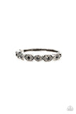 Eye-Opening Opulence - Black Bracelet - Paparazzi Accessories Bracelet Bedazzle Me Pretty Mobile Fashion Boutique