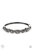Eye-Opening Opulence - Silver Bracelet - Paparazzi Accessories Bracelet Bedazzle Me Pretty Mobile Fashion Boutique