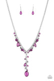 Crystal Couture - Purple Necklace - Paparazzi Accessories