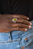 Fabulously Flawless - Green Ring - Paparazzi Accessories Ring Bedazzle Me Pretty Mobile Fashion Boutique