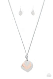 Face The ARTIFACTS - Silver Necklace - Paparazzi Accessories Necklace Bedazzle Me Pretty Mobile Fashion Boutique