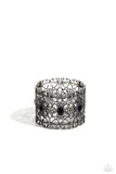 Fairest Filigree - Black Bracelet - Paparazzi Accessories Bracelet Bedazzle Me Pretty Mobile Fashion Boutique