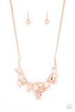 Fairytale Affair - Copper Necklace - Paparazzi Accessories Necklace FS-Bedazzle Me Pretty Mobile Fashion Boutique