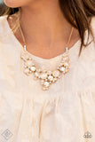 Fairytale Affair - Gold Necklace - Paparazzi Accessories Necklace Bedazzle Me Pretty Mobile Fashion Boutique