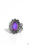 Fairytale Fanatic - Purple Ring - Paparazzi Accessories Ring Bedazzle Me Pretty Mobile Fashion Boutique