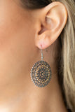 Fairytale Finale - Brown Earrings - Paparazzi Accessories Earrings Bedazzle Me Pretty Mobile Fashion Boutique