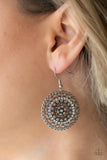 Fairytale Finale - White Earrings - Paparazzi Accessories Earrings Bedazzle Me Pretty Mobile Fashion Boutique