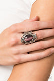 Fairytale Flair - Purple Ring - Paparazzi Accessories Ring Bedazzle Me Pretty Mobile Fashion Boutique