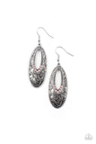 Fairytale Flora - Pink Earrings - Paparazzi Accessories Earrings Bedazzle Me Pretty Mobile Fashion Boutique
