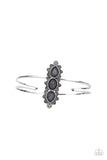 Fairytale Flowerbeds - Purple Bracelet - Paparazzi Accessories Bracelet Bedazzle Me Pretty Mobile Fashion Boutique