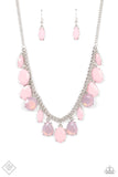 Fairytale Fortuity - Pink Necklace - Paparazzi Accessories Necklace Bedazzle Me Pretty Mobile Fashion Boutique