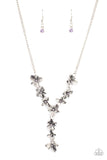Fairytale Meadow - Purple Necklace - Paparazzi Accessories Necklace Bedazzle Me Pretty Mobile Fashion Boutique