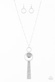 Faith Makes All Things Possible - Silver Necklace - Paparazzi Accessories Necklace Bedazzle Me Pretty Mobile Fashion Boutique