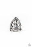 Fall Into VINE - Silver Ring - Paparazzi Accessories Ring Bedazzle Me Pretty Mobile Fashion Boutique