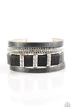 FAME Night - Black Bracelet - Paparazzi Accessories Bracelet Bedazzle Me Pretty Mobile Fashion Boutique