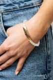 Family is Forever - Gold Bracelet - Paparazzi Accessories Bracelet Bedazzle Me Pretty Mobile Fashion Boutique