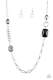 Famous and Fabulous - Black Necklace - Paparazzi Accessories Necklace Bedazzle Me Pretty Mobile Fashion Boutique