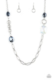 Famous and Fabulous - Blue Necklace - Paparazzi Accessories Necklace Bedazzle Me Pretty Mobile Fashion Boutique
