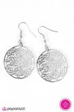 Fancy Filigree - Silver Earrings - Paparazzi Accessories Earrings Bedazzle Me Pretty Mobile Fashion Boutique