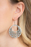 Fancy That - Pink Earrings - Paparazzi Accessories Earrings Bedazzle Me Pretty Mobile Fashion Boutique