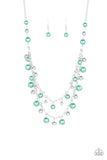 Fantastic Flair - Green Necklace - Paparazzi Accessories Necklace Bedazzle Me Pretty Mobile Fashion Boutique