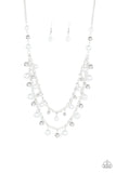 Fantastic Flair - Silver Necklace - Paparazzi Accessories Necklace Bedazzle Me Pretty Mobile Fashion Boutique