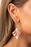 Fantasy Flair - Pink Earrings - Paparazzi Accessories Earrings Bedazzle Me Pretty Mobile Fashion Boutique