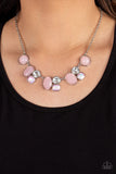 Fantasy World - Pink Necklace - Paparazzi Accessories Necklace Bedazzle Me Pretty Mobile Fashion Boutique