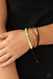 Far Out Wayfair - Green Bracelet - Paparazzi Accessories Bracelet Bedazzle Me Pretty Mobile Fashion Boutique
