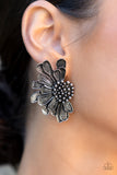 Farmstead Meadow - Silver Post Earrings - Paparazzi Accessories Post Earrings Bedazzle Me Pretty Mobile Fashion Boutique