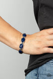 Fashion Fable - Blue Bracelet - Paparazzi Accessories Bracelet Bedazzle Me Pretty Mobile Fashion Boutique
