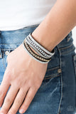 Fashion Fiend - Black Bracelet - Paparazzi Accessories Bracelet Bedazzle Me Pretty Mobile Fashion Boutique