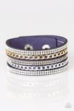 Fashion Fiend - Blue Bracelet - Paparazzi Accessories Bracelet Bedazzle Me Pretty Mobile Fashion Boutique
