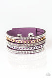 Fashion Fiend - Purple Bracelet - Paparazzi Accessories Bracelet Bedazzle Me Pretty Mobile Fashion Boutique