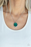 Fashion Finale - Green Necklace - Paparazzi Accessories Necklace Bedazzle Me Pretty Mobile Fashion Boutique