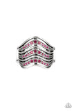 Fashion Finance - Pink Ring - Paparazzi Accessories Ring Bedazzle Me Pretty Mobile Fashion Boutique