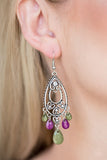 Fashion Flirt - Multi Earrings - Paparazzi Accessories Earrings Bedazzle Me Pretty Mobile Fashion Boutique