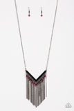 Fashion Peak - Pink Necklace - Paparazzi Accessories Necklace Bedazzle Me Pretty Mobile Fashion Boutique