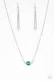 Fashionably Fantabulous - Green Necklace - Paparazzi Accessories Necklace Bedazzle Me Pretty Mobile Fashion Boutique