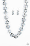 Fashionista Fever - Silver Necklace - Paparazzi Accessories Necklace Bedazzle Me Pretty Mobile Fashion Boutique