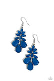 Fashionista Fiesta - Blue Earrings - Paparazzi Accessories Earrings Bedazzle Me Pretty Mobile Fashion Boutique